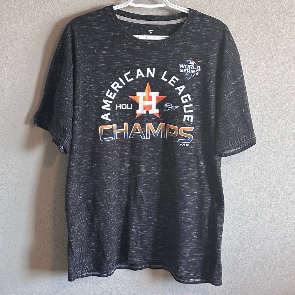 Houston Astros 2019 American League Champions Fanatics Shirt - Men's Large